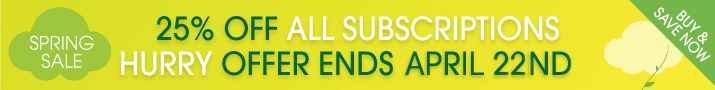 Save 25% on Basic and Premium subscriptions until Friday!