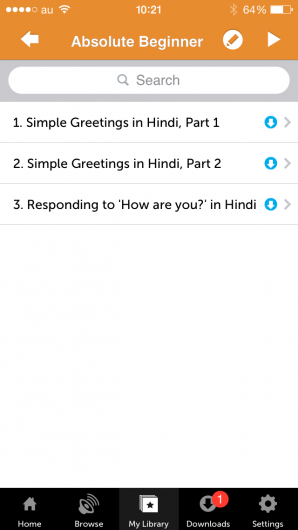 Screenshot 5 - Innovative Language 101: Learn Hindi on the go! 